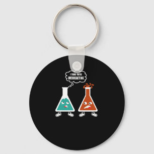 I think you're overreacting - Funny Nerd Chemistry Key Ring
