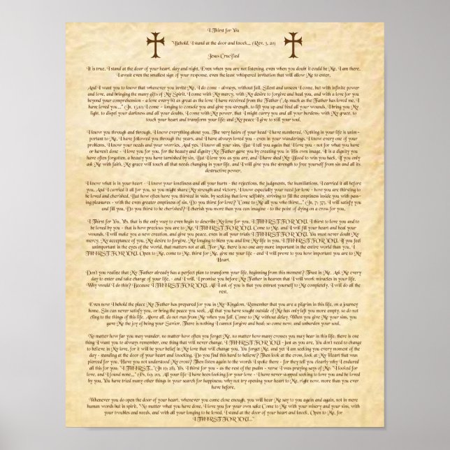 I THIRST POSTER (Front)