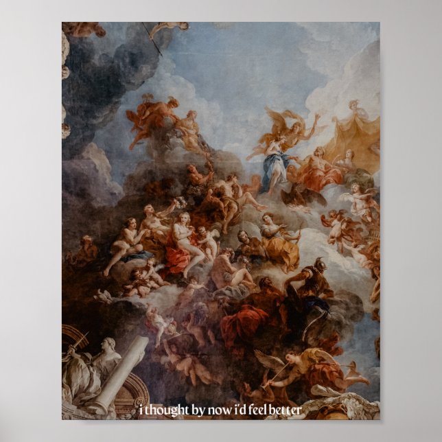 i thought id feel better renaissance poster (Front)