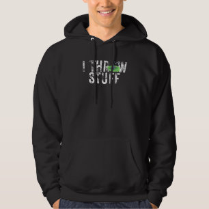 I Throw Stuff Horseshoe Throwing Bbw Picnic Hoodie