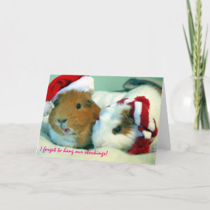 I to hang our stockings! holiday card