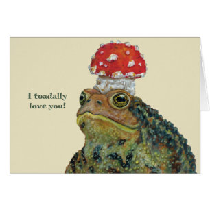 I toadally love you card