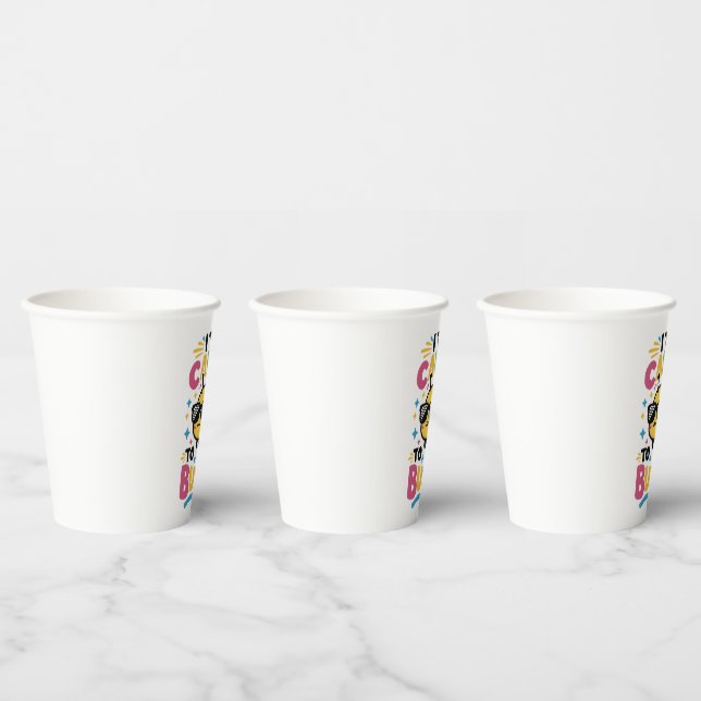 I Told Cancer to Buzz off  Paper Cups (Multi)