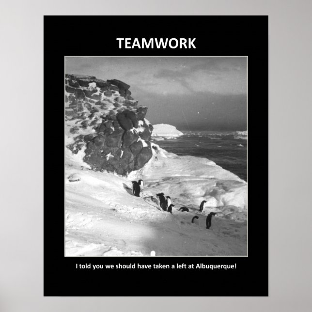 i-told-you-we-should-have-taken-a-left poster (Front)