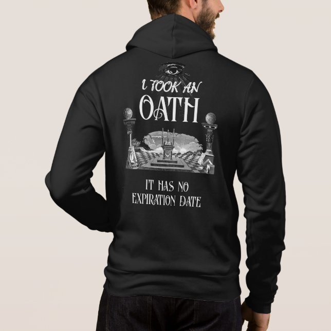I took an oath hoodie (Back)