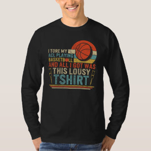 I Tore My Acl Playing Basketball Surgery Disabilit T-Shirt
