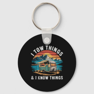 I Tow Things And I Know Things Fathers Day Key Ring