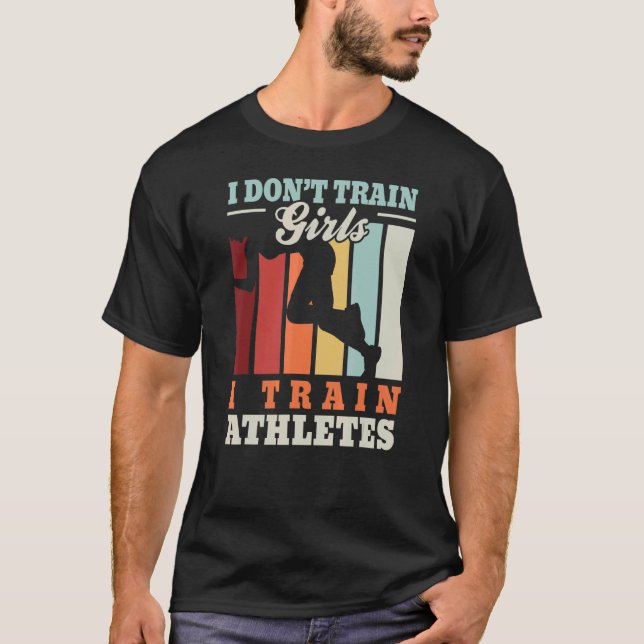 I train athletes u2013 Marathon trainer marathoner T-Shirt (Front)