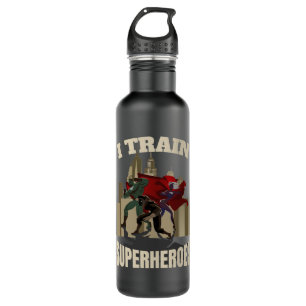 I Train Superheroes Personal Trainer Fitness Coach 710 Ml Water Bottle