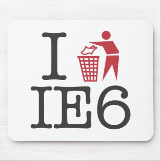 I trash IE6 Mouse Mat