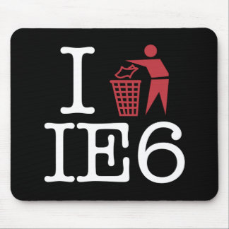 I trash IE6 Mouse Mat