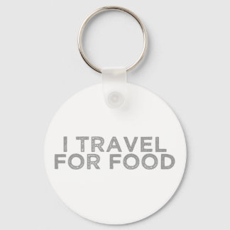 I Travel For Food Blogger Vlogger Influencer.png Key Ring