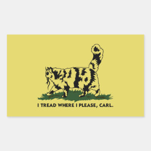 I Tread Where I Please Dungeon Crawler Carl Rectangular Sticker