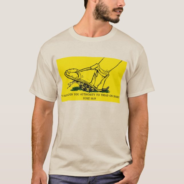 I Tread Where I'm Sent T-Shirt (Front)