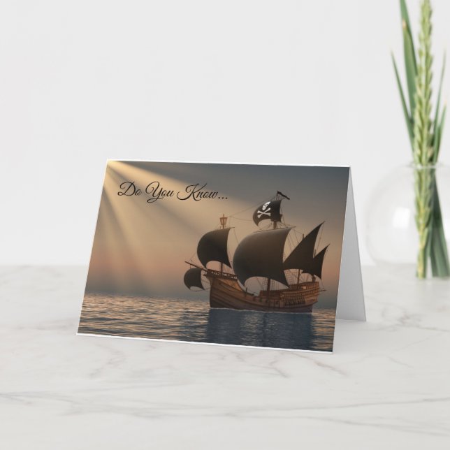 I Treasure You Card (Front)