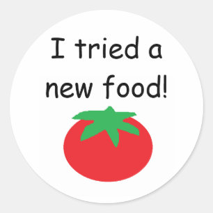 "I Tried a New Food!" Stickers