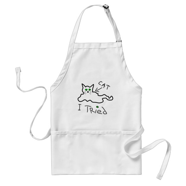 I Tried Cat Apron (Front)