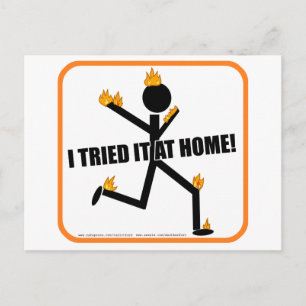 I tried it at home! postcard