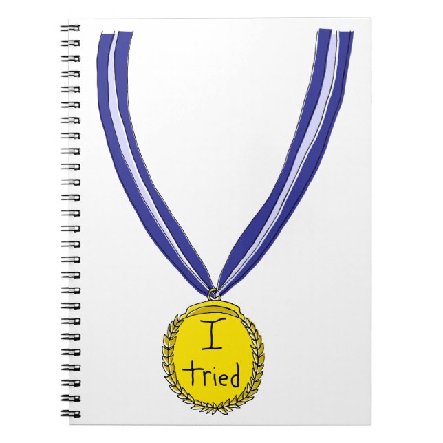 I Tried Medal Notebook (Front)