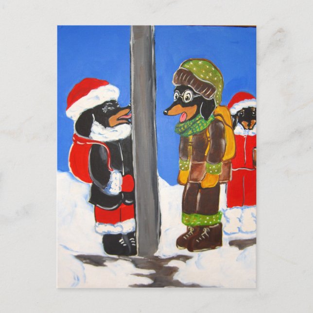 I TRIPLE DOXIE DARE YOU POSTCARD (Front)