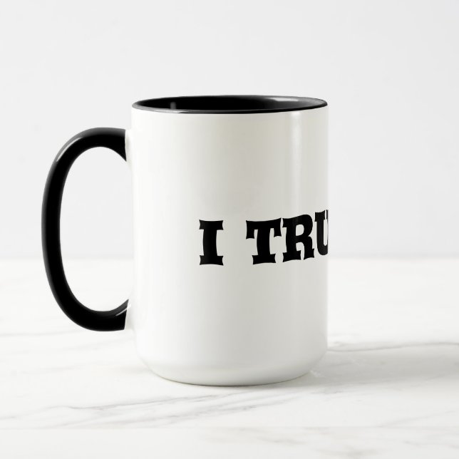 i trust god mug (Left)