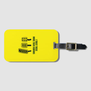 I trust these more than humans iPhone / iPad case Luggage Tag