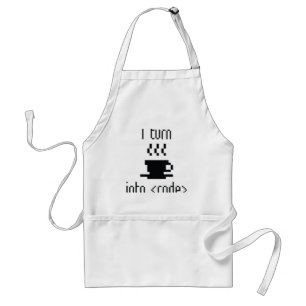 I Turn Coffee Into Code Standard Apron