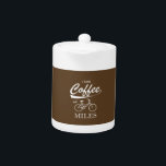 I Turn Coffee Into Miles<br><div class="desc">It's kinda my little magic trick. Give me a good cup of java and I'll ride my bike. Far. More coffee, more miles.</div>