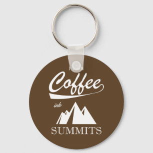 I Turn Coffee Into Summits Key Ring