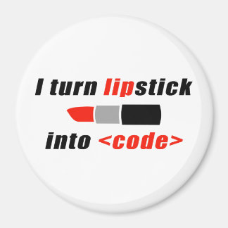 I turn lipstick into code magnet