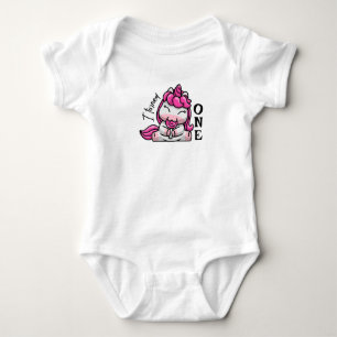 I turned One Baby Unicorn Bodysuit