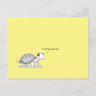 I Turtley Love You! Postcard