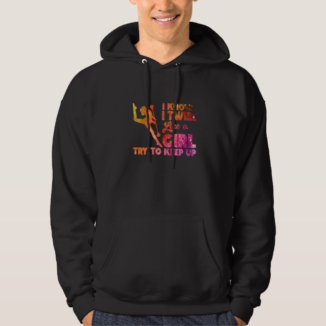 I Twirl Like A Girl Twirlers Majorette Baton Twirl Hoodie (Front)