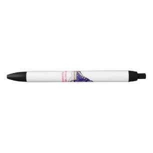 I Understand the Assignment Blue Sneakers Art Black Ink Pen