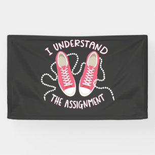 I Understand the Assignment Chucks and Pearls  Banner