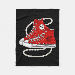 I Understand The Ignment Cute Shoes Comma La Fleece Blanket