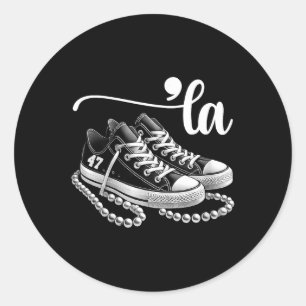 I Understand The Ignment Cute Shoes Election 2024 Classic Round Sticker