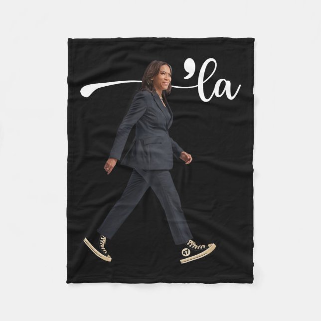 I Understand The Ignment Cute Shoes Election 2024  Fleece Blanket (Front)