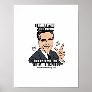 I UNDERSTAND YOUR VIEWS POSTER