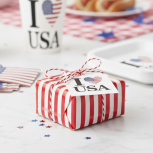 "I ❤️ USA" FAVOUR TAGS