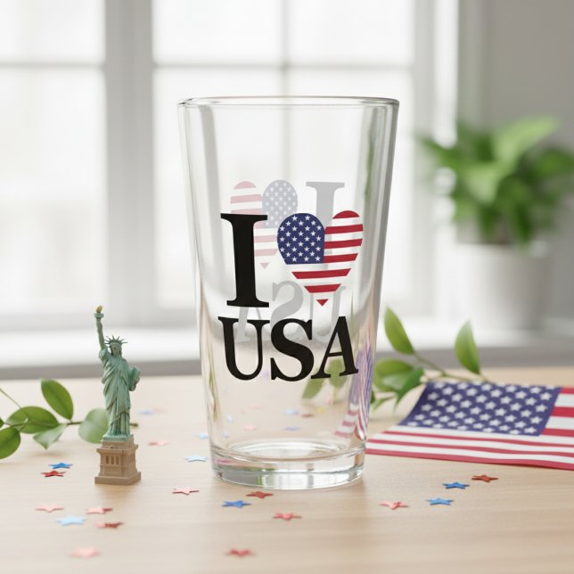 "I ❤️ USA" GLASS ("I ❤️ USA" GLASS)