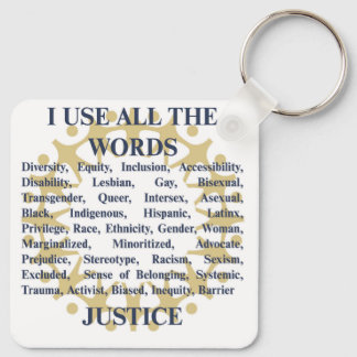 I use all the words / Noncompliant Key Ring
