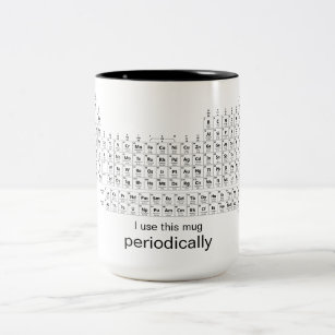 I use this mug periodically science periodic table