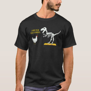 I Used To Be Such A Badass Chicken Dinosaur 1 T-Shirt