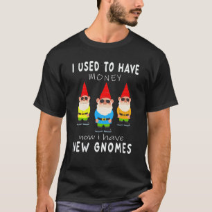 I used to have money now i hafe new gnomes garden T-Shirt