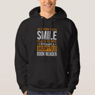 I Used To Smile Bookreader for Book Lover Bookread Hoodie