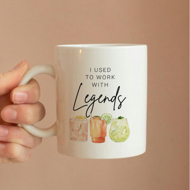 I Used to Work With Legend Personalised Retirement Coffee Mug (Creator Uploaded)