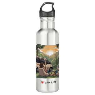 I ♥ Van Life stainless steel adventure bottle