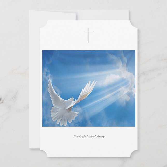 I’ve Only Moved Away  Invitation (Front)