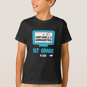 I Virtually Graduated First 1st Grade Quarantine T-Shirt